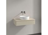 Villeroy und Boch Antao Waschtisch-Unterschrank K08013HJ 80x19x50cm, Waschbeckenplattenfarbe botticino, silk grey matt lacquer