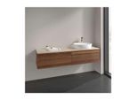 Villeroy und Boch Antao Waschtisch-Unterschrank K38013HM 160x36x50cm, Waschbeckenplattenfarbe botticino, warm walnut