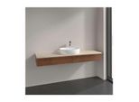 Villeroy und Boch Antao Waschtisch-Unterschrank K14113HM 160x19x50cm, Waschbeckenplattenfarbe botticino, warm walnut