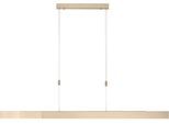 NEUHAUS PURE LED Pendelleuchte "PURE Moto", beige (imperial goldfarben), 3, H: 110cm, 1 Stk., Leuchten, e-SLIDE Funktion, CCT, dimmbar, Fernbedienung, LED Pendelleuchte