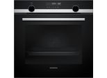 SIEMENS Pyrolyse Backofen "HB578GBS3", Energieeffizienz: A+ (A+++-D), grau (edelstahl), B:59,4cm H:59,5cm T:54,8cm, Backöfen, 30 Automatikprogramme dank cookControl30, Selbstreinigungsfunktion