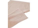 Badematte EGERIA "Fresh", rosa (rose), H:5mm, Obermaterial: 100% Baumwolle, Badematten, Badematte, 50x80 cm