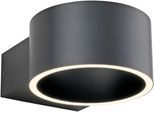 NEUHAUS PURE LED Wandleuchte "PURE Clipse", mystic grau, 2, Ø 15cm H: 8cm, 1 Stk., Leuchten, Lichtaustritt oben und unten, dimmfähig, LED Wandleuchte