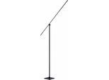NEUHAUS PURE LED Stehlampe "PURE Grafo", schwarz pearl, 1, Ø 20cm H: 142,5cm, 1 Stk., Leuchten, 3-Stufen Touchdimmer (20%-50%-100%), Lesearm schwenkbar, LED Stehlampe