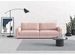 Big-Sofa TRENDMANUFAKTUR "Bourbon Mega, bequem, viel Platz, Breite 264cm", lila (flieder), B:264cm H:84cm T:126cm, 92% Polyester, 8% Nylon, Sofas, Big-Sofa, extra tiefe Sitzfläche, wahlweise mit Sitztiefenverstellung bestellbar