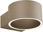 NEUHAUS PURE LED Wandleuchte "PURE Clipse", bronzefarben, 2, Ø 15cm H: 8cm, 1 Stk., Leuchten, Lichtaustritt oben und unten, dimmfähig, LED Wandleuchte