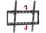 VCM TV-Wandhalterung "TV VESA Wandhalterung Halter neigbar B-FN 400", schwarz, B:45cm T:3cm, Gerätehalterungen
