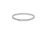 Armband LACOSTE "Schmuck Edelstahl Armband Venezianerkette L'ESSENTIEL", silber (edelstahlfarben), Armbänder, Herren, 19cm, Edelstahl, Armband