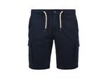 Cargoshorts BLEND "Cargoshorts BHSiello", Herren, Gr. S, N-Gr, blau (navy), Obermaterial: 98% Baumwolle CO. 2% Elasthan EL., Hosen