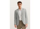 Sakko BUGATTI "Jersey-Artikel", Herren, Gr. 52, grau (220, hellgrau), 65% Polyester, 24% Viskose, 8% Polyamid, 3% Elasthan, unifarben, regular fit, Sakkos Sakko, mit Stretch Funktion