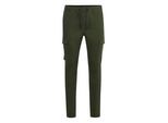 Cargohose 11 PROJECT "Cargohose PRGarik", Herren, Gr. M, N-Gr, schwarz (schwarz forest), Obermaterial: 98% Baumwolle CO. 2% Elasthan EL., Hosen Cargohose