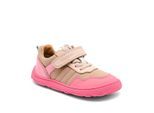 Barfußschuh BISGAARD "barefoot baloo", Mädchen, Gr. 24, pink, kombiniert, Leder, Textil, Schuhe Barfußschuh, Klettschuh mit Gummizug und Klett, Größenschablone zum Download
