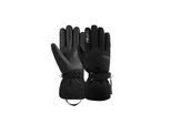 Skihandschuhe REUSCH "Helena R-TEX XT", Damen, Gr. 6,5, silber (schwarz, silberfarben), 87% Polyester, 11% Lederimitat, 2% Elasthan, mehrfarbig, Handschuhe, in extrawarmer, wasserdichter und atmungsaktiver Ausführung