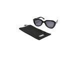 Sonnenbrille URBAN CLASSICS "Urban Classics Unisex Sunglasses Houston", Damen, schwarz, Sonnenbrillen Sonnenbrille