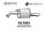 ASSO Endschalldämpfer 197001 für KIA