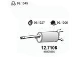 ASSO Endschalldämpfer 127106 für Fiat