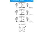 ATE Bremsbelagsatz, Scheibenbremse 13046057712 für HYUNDAI KIA