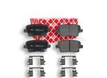 FEBI BILSTEIN Bremsbelagsatz, Scheibenbremse 16983 Hinterachse für Vaughall Opel