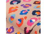 Albstoffe Bio-Sweat / Frech Terry "Glamouflage", braun-color
