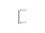 Hager Phasenschiene senkrecht 63A li/re L1L2L3N KCF663S)
