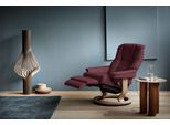 Relaxsessel STRESSLESS "Mayfair", rot (bordeaux batick), B:79cm H:101cm T:77cm, Leder BATICK: BATICK ist ein leicht korrigiertes, durchgefärbtes und genarbtes Möbelleder, bei dem die meisten Unebenheiten und Spuren in der Regel entfernt wurden.;Leder PALOMA: PALOMA ist ein durchgefärbtes Semianilin-Möbelleder mit natürlicher Narbung.;ROHLEDER Stoff Q2 FARON: Ein fester zuverlässiger Bouclé mit ein