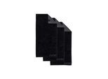 Handtuch JOOP "Handtuch Classic / Infinity / Signature 3er Pack", schwarz, B:50cm, Obermaterial: 100% Baumwolle CO., Handtücher, Handtuch