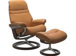 Relaxsessel STRESSLESS "Sunrise", braun (new caramel), B:79cm H:103cm T:73cm, Sessel, Relaxsessel, mit Signature Base, Größe S, Gestell Wenge, in 2 Bezugsqualitäten lieferbar