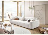 Big-Sofa 3C CANDY "Yoshy Mega Sofa mit Komfortfunktionen, modern und bequem", weiß, B:298cm H:74cm T:120cm, 88% Polyester, 12% Polyacryl, Sofas, Big-Sofa, Zwei Sitztiefen durch verstellbare Rückenlehne, Bezug in Cord