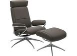 Relaxsessel STRESSLESS "Paris", grau (metal grau paloma), B:80cm H:102cm T:75cm, Leder BATICK: BATICK ist ein leicht korrigiertes, durchgefärbtes und genarbtes Möbelleder, bei dem die meisten Unebenheiten und Spuren in der Regel entfernt wurden.;Leder PALOMA: PALOMA ist ein durchgefärbtes Semianilin-Möbelleder mit natürlicher Narbung.;ROHLEDER Stoff Q2 FARON: Ein fester zuverlässiger Bouclé mit ei