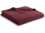 Wohndecke BIEDERLACK "Unicolour", rot, B:150cm L:200cm, Baumwolle, Polyacryl, Polyester, Wohndecken, Wohndecke, in vielen Farben