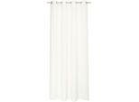 Vorhang TOM TAILOR HOME "Dove Signature", weiß (sanftes weiß), B:140cm H:250cm, Polyester, Gardinen, Vorhang, blickdicht