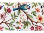 Badematte EGERIA "Birdy", bunt (weiß), H:10mm, Obermaterial: 100% Baumwolle, Badematten, Badematte, 50x80 cm