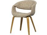 Esszimmerstuhl WOOOD, beige (sand), H:78cm, Stühle, Esszimmerstuhl