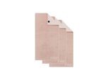 Handtuch JOOP "Handtuch Classic / Infinity / Signature 3er Pack", pink (rosa (nude)), B:50cm, Obermaterial: 100% Baumwolle CO., Handtücher, Handtuch