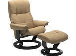 Relaxsessel STRESSLESS "Mayfair", beige (sand paloma), B:79cm H:101cm T:73cm, Leder BATICK: BATICK ist ein leicht korrigiertes, durchgefärbtes und genarbtes Möbelleder, bei dem die meisten Unebenheiten und Spuren in der Regel entfernt wurden.;Leder PALOMA: PALOMA ist ein durchgefärbtes Semianilin-Möbelleder mit natürlicher Narbung.;ROHLEDER Stoff Q2 FARON: Ein fester zuverlässiger Bouclé mit einem