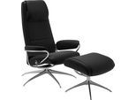 Relaxsessel STRESSLESS "Paris", schwarz (schwarz batick), B:80cm H:110cm T:74cm, Leder BATICK: BATICK ist ein leicht korrigiertes, durchgefärbtes und genarbtes Möbelleder, bei dem die meisten Unebenheiten und Spuren in der Regel entfernt wurden.;Leder PALOMA: PALOMA ist ein durchgefärbtes Semianilin-Möbelleder mit natürlicher Narbung. ROHLEDER Stoff Q2 FARON: Ein fester zuverlässiger Bouclé mit ei