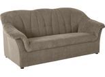 3-Sitzer DOMO COLLECTION "Pegnitz für kleine Räume, Breite 185cm", braun (schlamm), B:185cm H:82cm T:82cm, 95% Polyester, 5% Nylon, Sofas, 3-Sitzer, zeitlos, elegante Armlehnen, komfortabel