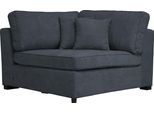 Sofaelement HOME AFFAIRE "Skara", blau (graublau), B:100cm H:86cm T:100cm, Polsterelemente, Sofaelement, Modul zum eigenen Zusammenstellen, in vielen Bezugsqualitäten