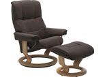 Relaxsessel STRESSLESS "Mayfair", braun (braun batick), B:75cm H:99cm T:73cm, Leder BATICK: BATICK ist ein leicht korrigiertes, durchgefärbtes und genarbtes Möbelleder, bei dem die meisten Unebenheiten und Spuren in der Regel entfernt wurden.;Leder PALOMA: PALOMA ist ein durchgefärbtes Semianilin-Möbelleder mit natürlicher Narbung.;ROHLEDER Stoff Q2 FARON: Ein fester zuverlässiger Bouclé mit einem