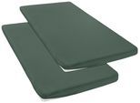 Spannbettlaken OTTO HOME "Topper Basic, in Gr. 90x200, 140x200 oder 180x200 cm", dunkelgrün, B:90cm L:200cm, Microfaser-Jersey, Obermaterial: 100% Polyester, Bettlaken, Spannbettlaken, Baumwolle, Matratzen bis 8 cm Höhe, Bettlaken, Spannbetttuch, Laken