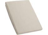 Spannbettlaken KUM "Premium Jersey Spannbetttuch", grau, L:200cm, Jersey, Obermaterial: 95% Baumwolle, 5% Elasthan, Bettlaken, Spannbettlaken, bis ca. 30 cm Matratzenhöhe