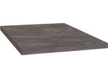 Arbeitsplatte OPTIFIT "Luzern", grau (iron flow), B:210cm H:3,8cm T:60cm, Holzwerkstoff, Tischplatten, Arbeitsplatte, 38 mm stark, Tiefe 60 cm, große Auswahl an Breiten