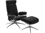 Relaxsessel STRESSLESS "Paris", schwarz (schwarz batick), B:80cm H:98cm T:75cm, Leder BATICK: BATICK ist ein leicht korrigiertes, durchgefärbtes und genarbtes Möbelleder, bei dem die meisten Unebenheiten und Spuren in der Regel entfernt wurden.;Leder PALOMA: PALOMA ist ein durchgefärbtes Semianilin-Möbelleder mit natürlicher Narbung.;ROHLEDER Stoff Q2 FARON: Ein fester zuverlässiger Bouclé mit ein
