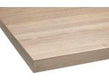 Arbeitsplatte OPTIFIT "Luzern", braun (eichefarben), B:100cm H:3,8cm T:60cm, Holzwerkstoff, Tischplatten, Arbeitsplatte, 38 mm stark, Tiefe 60 cm, große Auswahl an Breiten