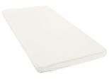 Spannbettlaken OTTO HOME "Topper Basic, in Gr. 90x200, 140x200 oder 180x200 cm", wollweiß, B:200cm L:200cm, Microfaser-Jersey, Obermaterial: 100% Polyester, Bettlaken, Spannbettlaken, Baumwolle, Matratzen bis 8 cm Höhe, Bettlaken, Spannbetttuch, Laken