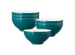 Schale SELTMANN WEIDEN "Schüsseln Life Fashion ø 15,5 cm 6er Set", bunt (trendy petrol), L:15,5cm, Schüsseln, Schale