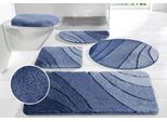 Badematte OTTO HOME "Josie, Badvorleger, Badezimmer Teppich" Gr. 7, blau (verlauf blau), H:20mm, Polyester, Badematten, Badematte, Badteppich, Badematten, rechteckig, rund & als 3-tlg. Set erhältlich