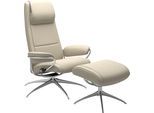 Relaxsessel STRESSLESS "Paris", beige (cream batick), B:80cm H:114cm T:74cm, Leder BATICK: BATICK ist ein leicht korrigiertes, durchgefärbtes und genarbtes Möbelleder, bei dem die meisten Unebenheiten und Spuren in der Regel entfernt wurden.;Leder PALOMA: PALOMA ist ein durchgefärbtes Semianilin-Möbelleder mit natürlicher Narbung. ROHLEDER Stoff Q2 FARON: Ein fester zuverlässiger Bouclé mit einem