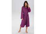 Unisex-Bademantel OTTO HOME "Vanessa, ideal für Sauna & Spa, Hotelbademantel, Morgenmantel" Gr. XXL, lila (beere), XXL, Baumwolle, Hausmäntel, Unisex-Bademantel, Taschen, Damen & Herren, Waffelpiqué, sehr leichte Qualität, S-3XL