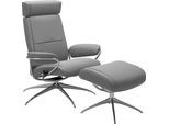 Relaxsessel STRESSLESS "Paris", grau (wild dove batick), B:80cm H:98cm T:75cm, Leder BATICK: BATICK ist ein leicht korrigiertes, durchgefärbtes und genarbtes Möbelleder, bei dem die meisten Unebenheiten und Spuren in der Regel entfernt wurden.;Leder PALOMA: PALOMA ist ein durchgefärbtes Semianilin-Möbelleder mit natürlicher Narbung.;ROHLEDER Stoff Q2 FARON: Ein fester zuverlässiger Bouclé mit eine